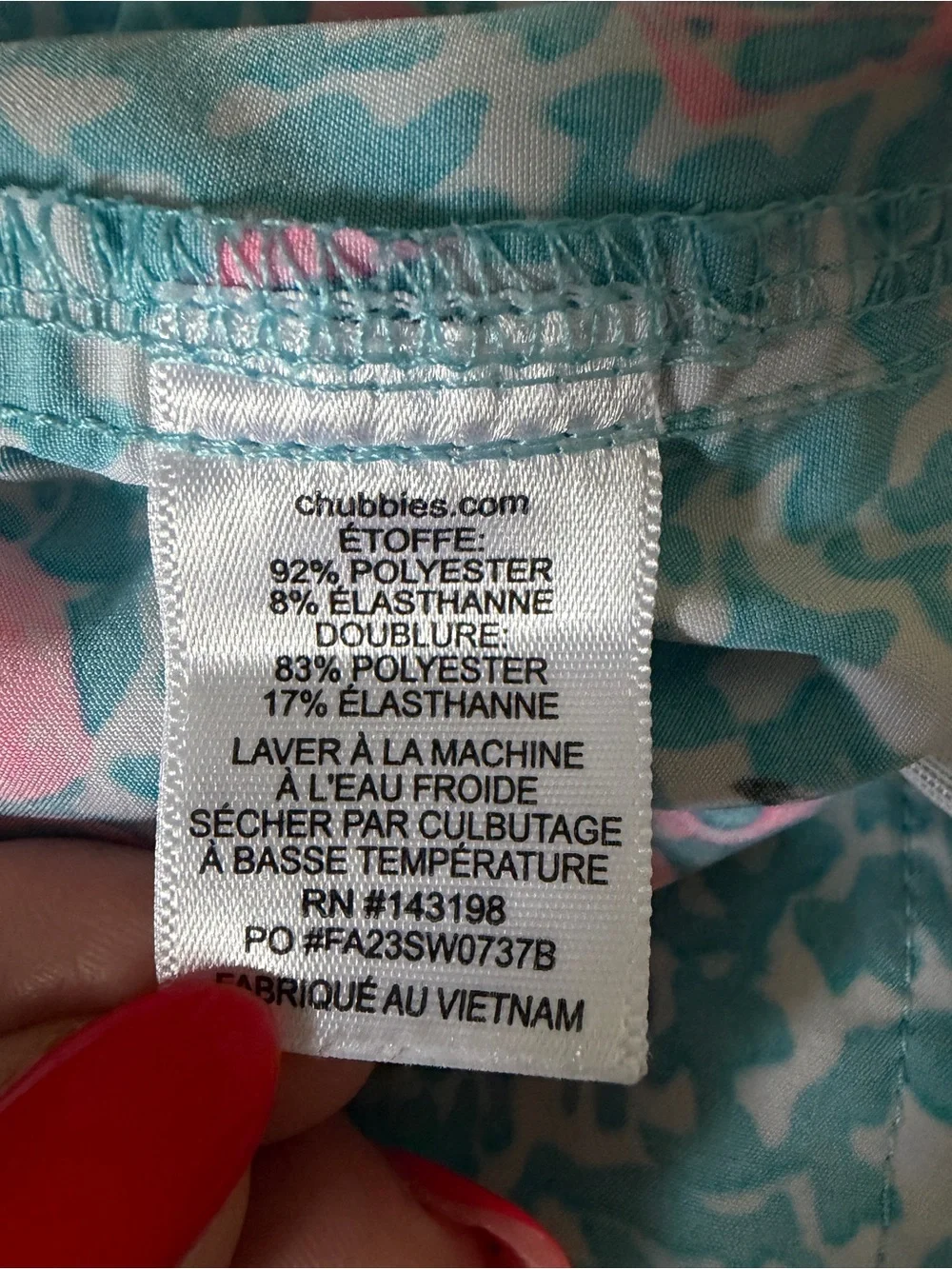Chubbies Men’s Flamingo Print 5.5” Swim Trunks